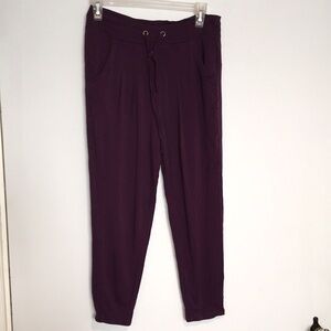 Athleta Purple drawstring pants